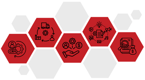 Hexagon Diagram - Examples of AI usage in SMEs-1